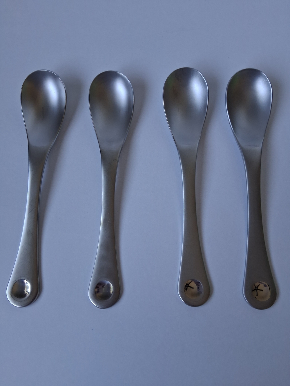 Robert Welch PENDULUM pattern 18/10 Stainlees Steel Set Of 4 Soup Spoons
